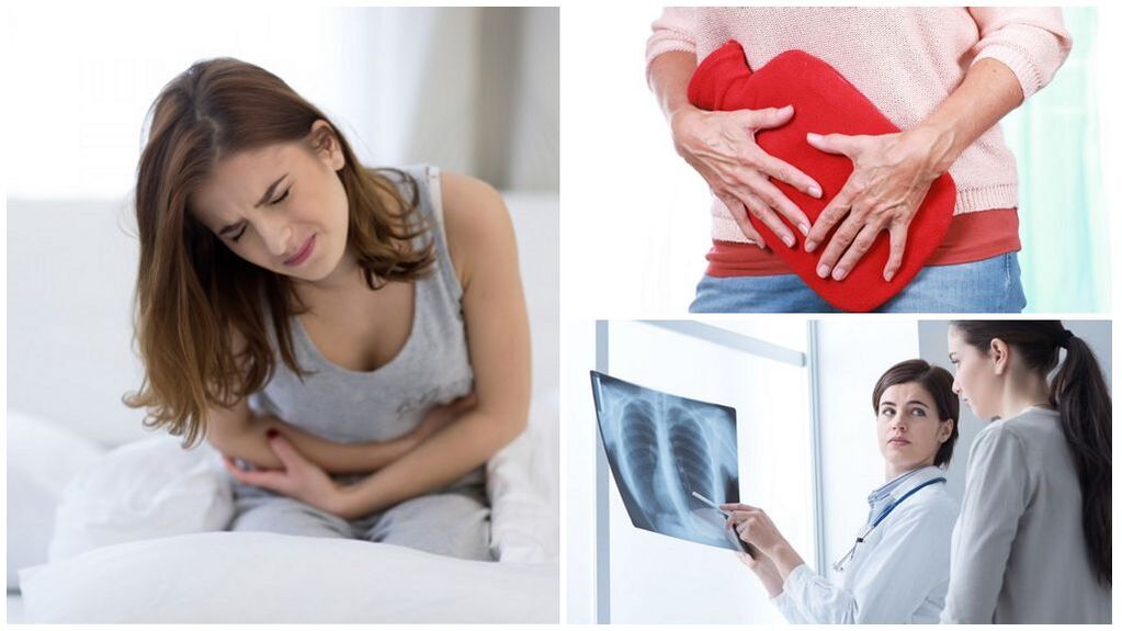 Complications of parasitic diseases.